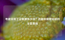 考建筑電工證需要多少錢？這是你需要知道的全套費(fèi)用