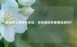 建筑電工特種作業(yè)證：你知道這些重要信息嗎？