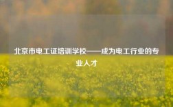 北京市電工證培訓(xùn)學(xué)?！蔀殡姽ば袠I(yè)的專業(yè)人才