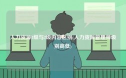 人力資源1級與2級內(nèi)容區(qū)別(人力資源管理師級別高低)