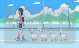 職業(yè)資格證書報名官網(wǎng)？職業(yè)資格證書報名入口
