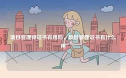 項目管理師證書有用嗎，項目管理證書有什么用