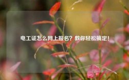 電工證怎么網(wǎng)上報名？教你輕松搞定！