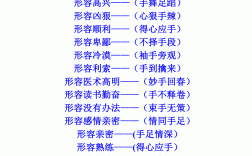 帶手的成語(yǔ)