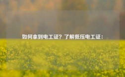 如何拿到電工證？了解低壓電工證：