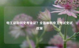 電工證如何免考拿證？全面解析電工考試免試政策