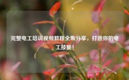 完整電工培訓(xùn)視頻教程全集分享，打造你的電工技能！