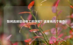 如何選擇培訓(xùn)電工的學(xué)校？這里有幾個(gè)推薦！
