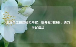 低壓電工在線模擬考試，提升復習效率，助力考試備戰(zhàn)