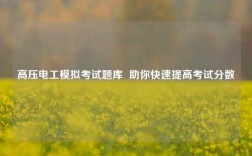 高壓電工模擬考試題庫  助你快速提高考試分?jǐn)?shù)