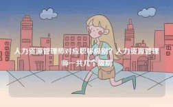 人力資源管理師對應(yīng)職稱級別？人力資源管理師一共幾個級別