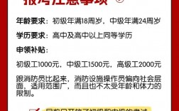 消防證的報(bào)考條件及年齡