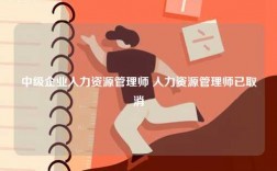 中級企業(yè)人力資源管理師 人力資源管理師已取消