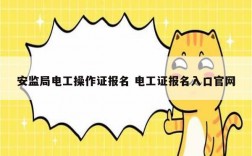 安監(jiān)局電工操作證報名 電工證報名入口官網(wǎng)