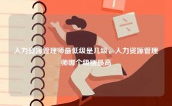 人力資源管理師最低級(jí)是幾級(jí)，人力資源管理師哪個(gè)級(jí)別最高