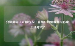 安監(jiān)局電工證報名入口官網(wǎng)：如何順利報名電工證考試？