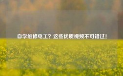 自學(xué)維修電工？這些優(yōu)質(zhì)視頻不可錯過！