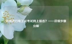 如何進行電工證考試網(wǎng)上報名？——詳細(xì)步驟分解