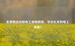 免費(fèi)精選初級電工視頻教程，學(xué)會扎實(shí)的電工技能！