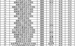 2024年湖南?？茙煼秾W(xué)校排名