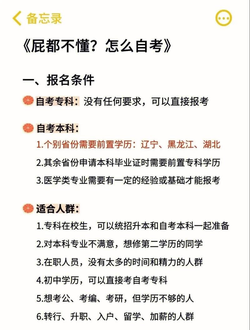 初中學歷怎么自考?？?圖1
