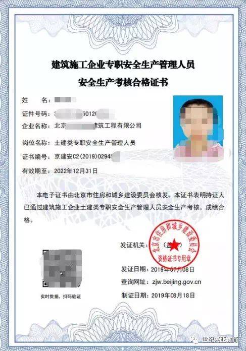 建筑施工安全員c證查詢(安全員證查詢?nèi)肟趪衣殬I(yè)資格)-圖1