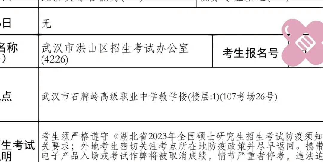 武漢市洪山區(qū)招生考試辦公室考研考點(diǎn)(洪山區(qū)的本科學(xué)校)-圖1