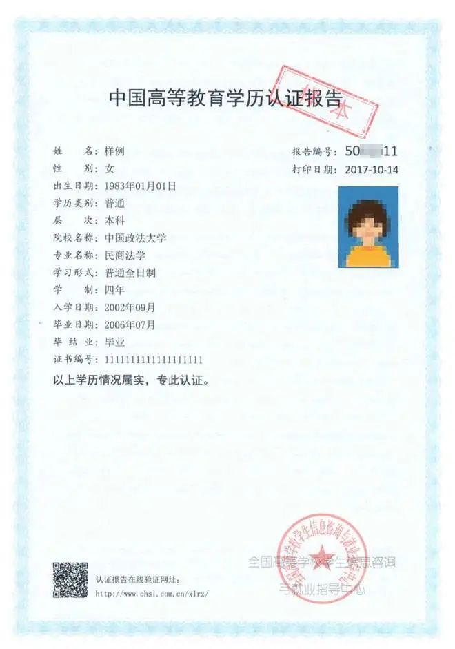 學(xué)歷認(rèn)證報(bào)告 報(bào)告編號(hào)(鑒證網(wǎng)學(xué)歷認(rèn)證官網(wǎng))-圖1