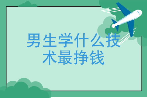 男生學(xué)什么技術(shù)最掙錢(qián)(18歲學(xué)什么技術(shù)好很迷茫)-圖1