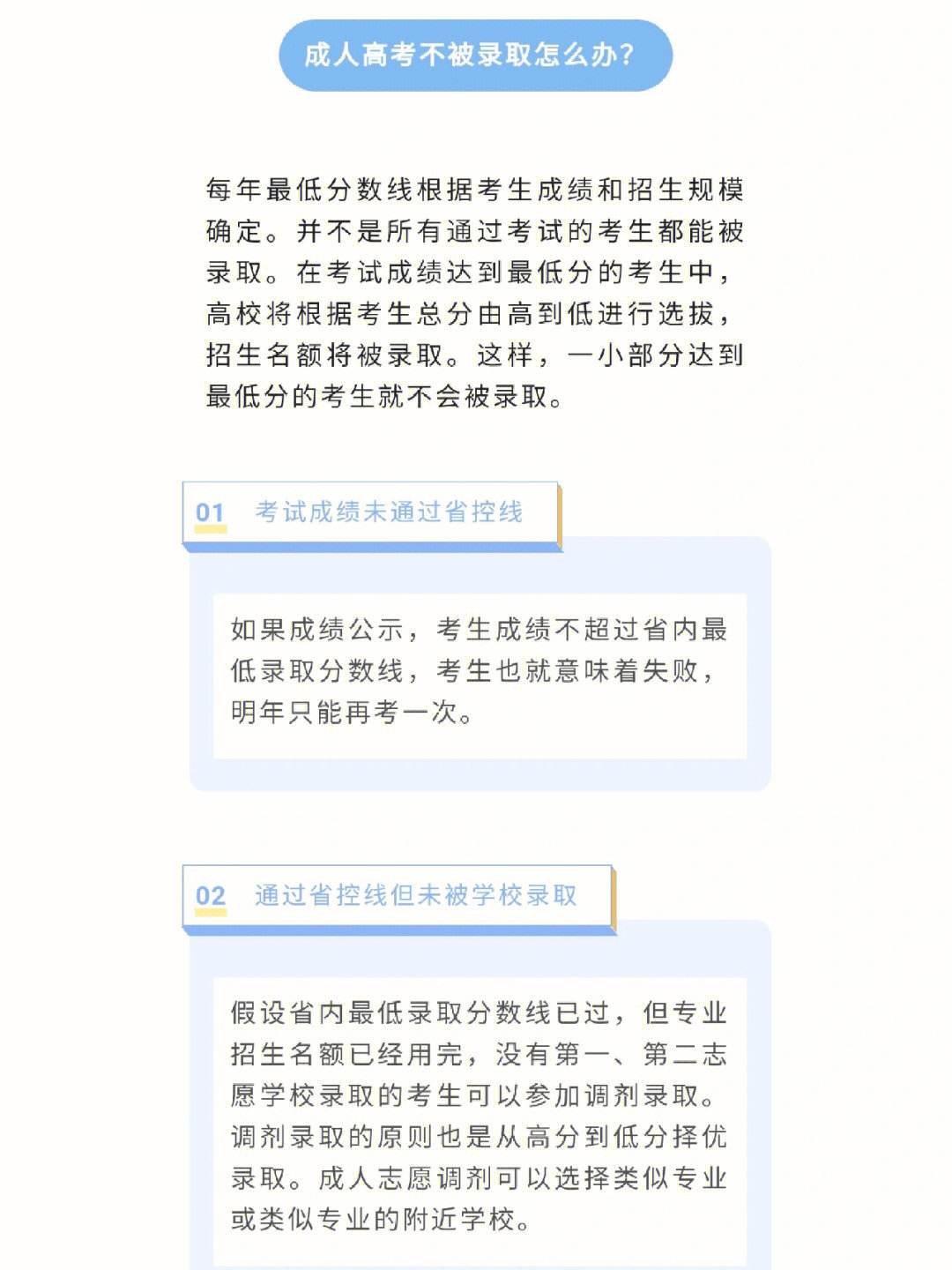 如果志愿全部不被錄取怎么辦(統(tǒng)招沒有被錄取怎么辦)-圖1