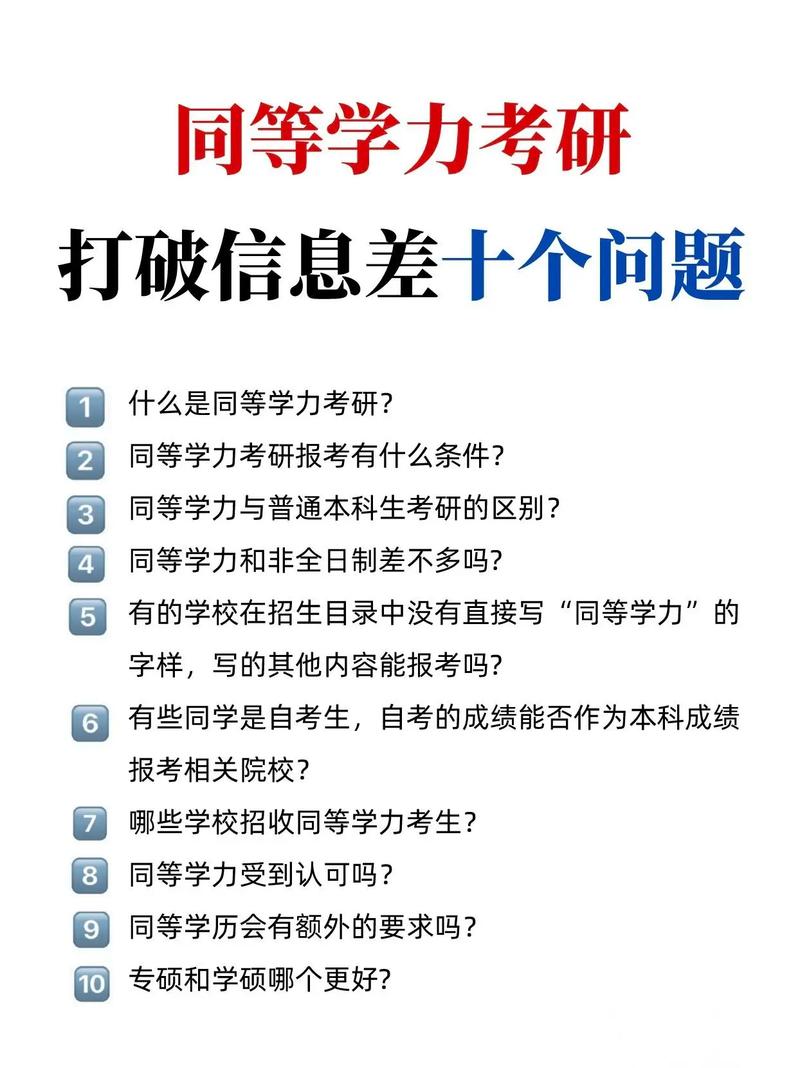 考研同等學力什么意思？-圖1