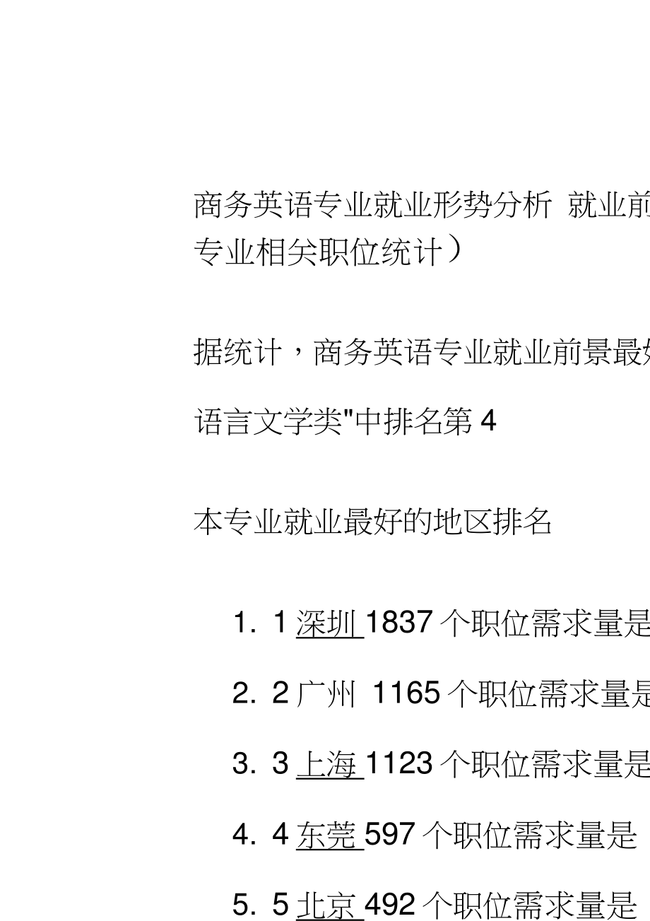 商務英語專業(yè)就業(yè)前景和就業(yè)方向-圖1
