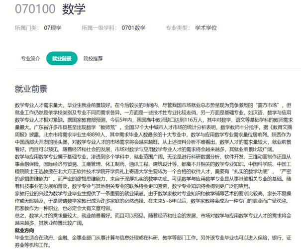 蘇州大學(xué)數(shù)學(xué)專(zhuān)業(yè)的就業(yè)前景如何？-圖1