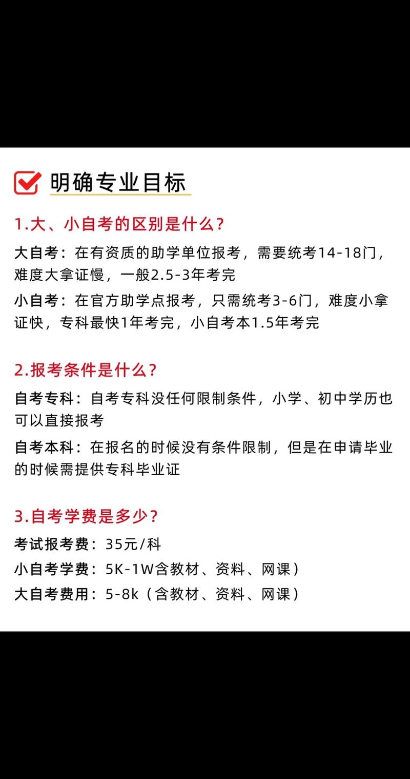 自考?？频臈l件與要求-圖1