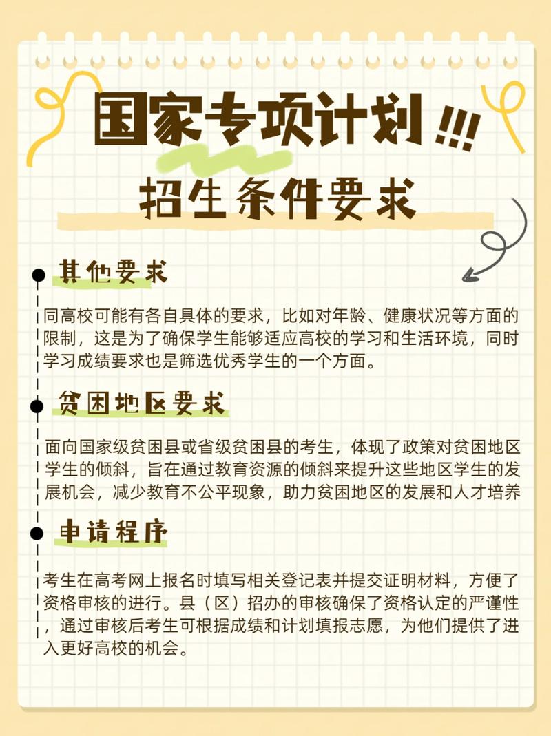 地方專項(xiàng)計(jì)劃招生條件要求是什么？具體情況如何？-圖1
