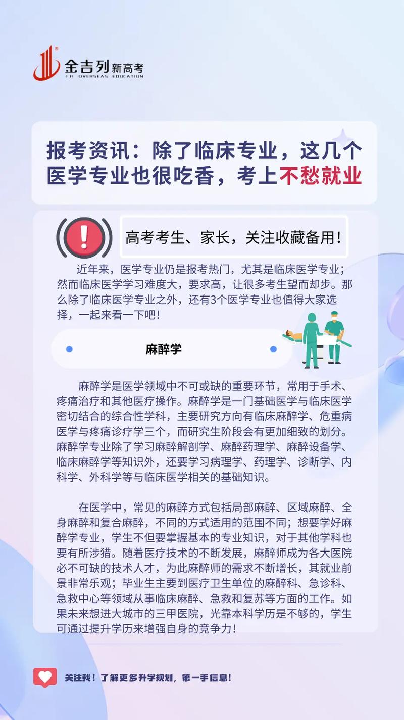 醫(yī)學(xué)三個(gè)吃香專(zhuān)業(yè)-圖1