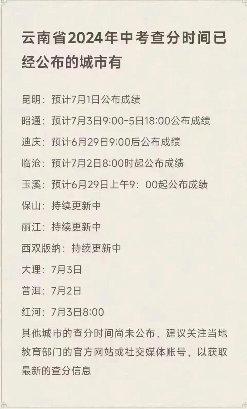 曲靖市中考成績(jī)查詢(xún)-圖1