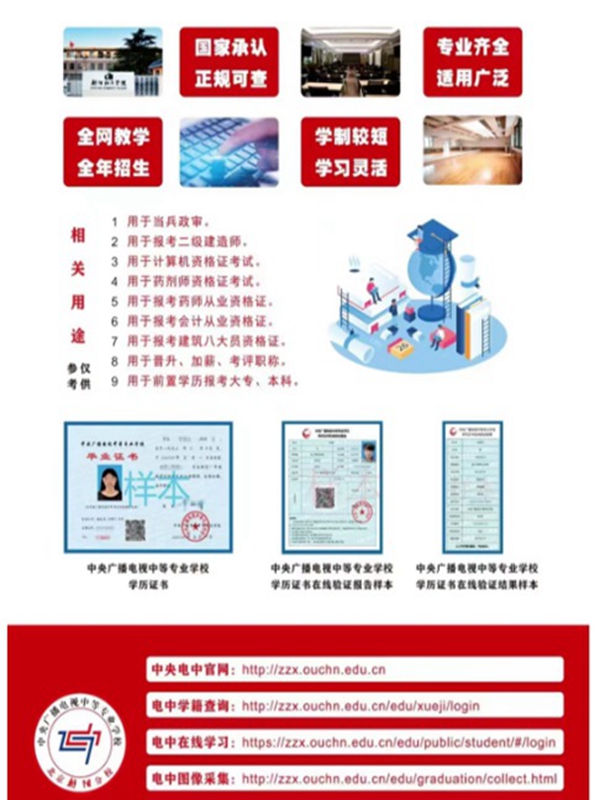電大中專(zhuān)最新專(zhuān)業(yè)設(shè)置及報(bào)名流程、費(fèi)用詳情-圖1