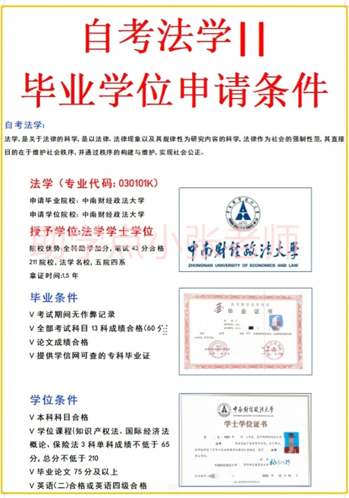 湖北小自考法學有多香？1.5年考完，考公考編樣樣行！-圖2