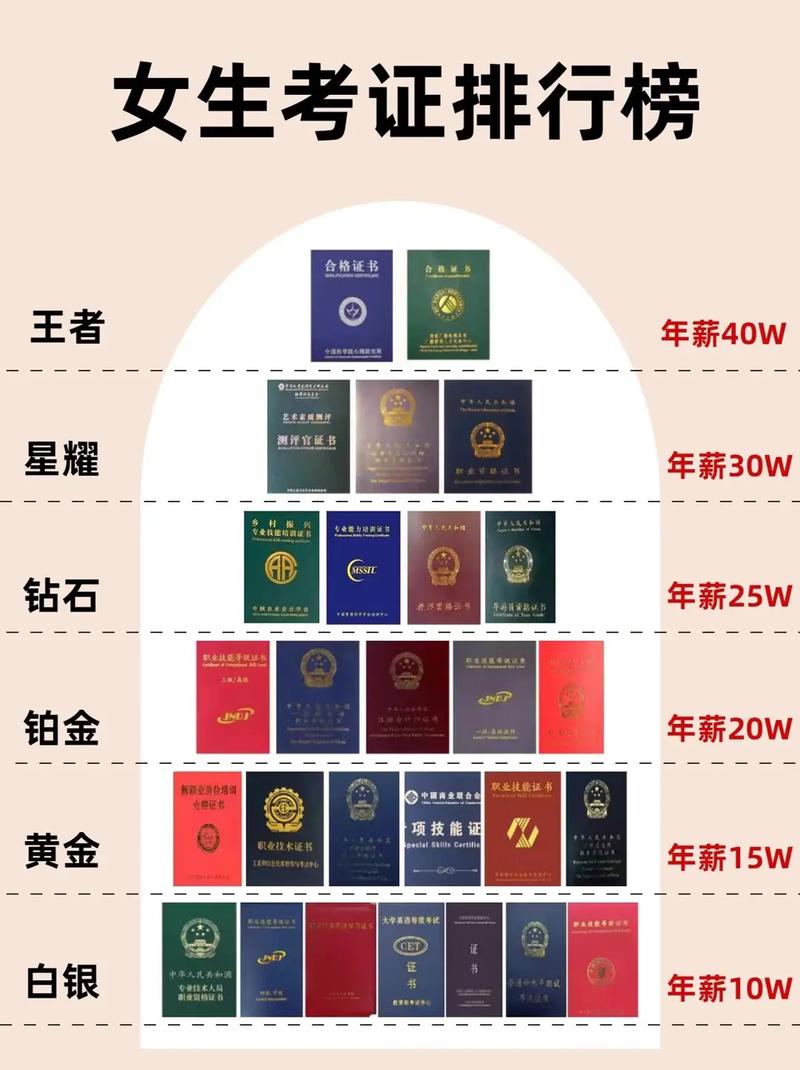 高含金量證書(shū)排行榜-圖1