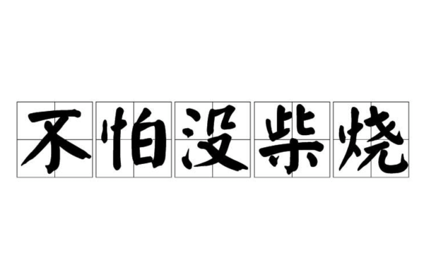 留得青山在，不怕沒柴燒的解釋_近義詞_反義詞-圖1