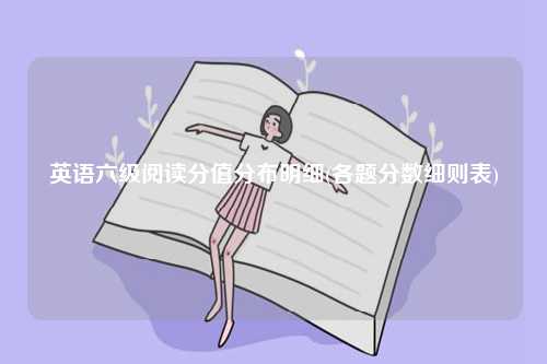 英語六級閱讀分值分布明細(xì)(各題分?jǐn)?shù)細(xì)則表)-圖1