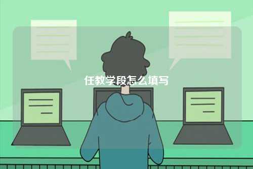 任教學(xué)段怎么填寫(xiě)-圖1